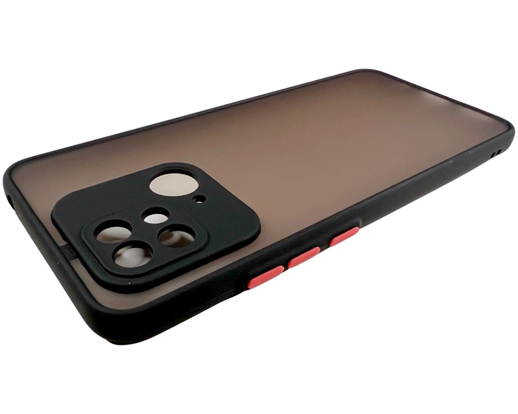 Чехол для Matte Color для Xiaomi Redmi 10C (редми 10ц) черный 085885 фото