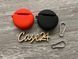 Чохол 3д Converse All Star на Airpods (чорний і червоний) 080901 фото 2