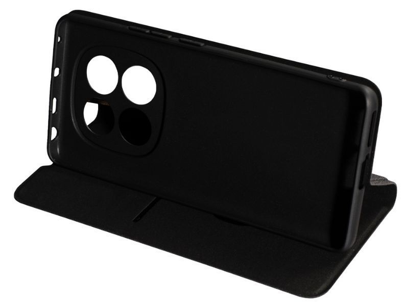 Кожаный чехол книжка Fibra case на Xiaomi Redmi Note 14 Pro (4G) / фиолетовый 203008 фото