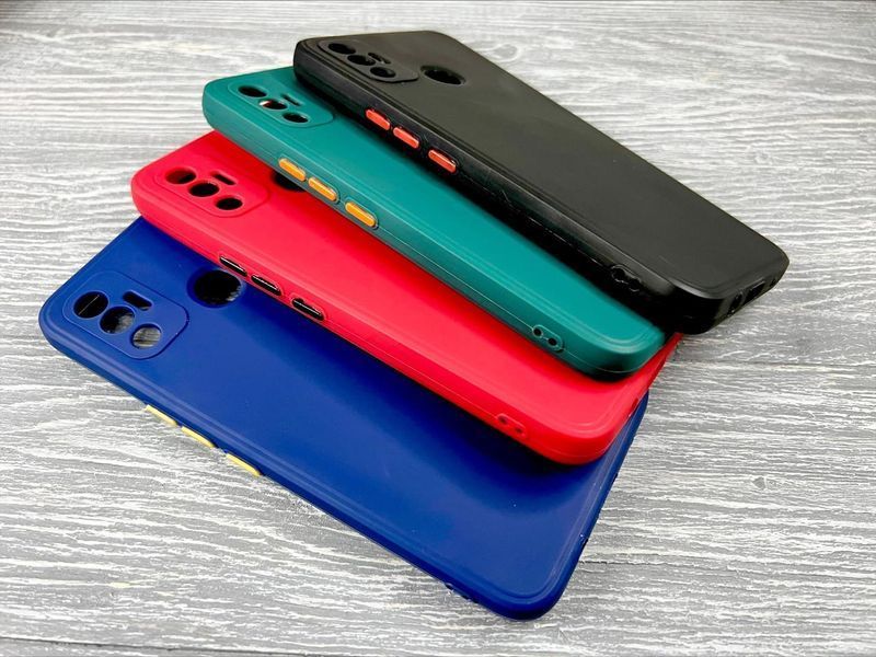 TPU чохол накладка Square Full Camera для Tecno Spark 7 (на текно спарк 7) (4 кольори) 085305 фото