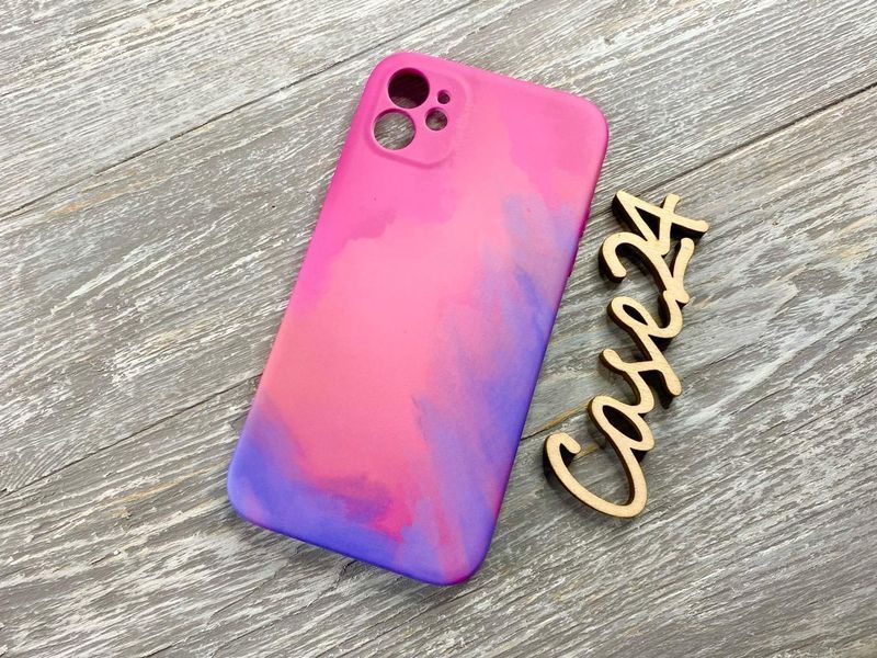 Чехол Aquarelle wattercolor на Apple iPhone 12 (6 видов) 084037 фото