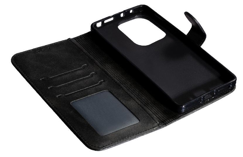 Кожаный чехол книжка Business Book на Xiaomi Redmi Note 13 Pro (4G) / black 200745 фото