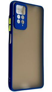 TPU чехол накладка Matte Color Case для Xiaomi Redmi Note 11 Pro синий 092057 фото