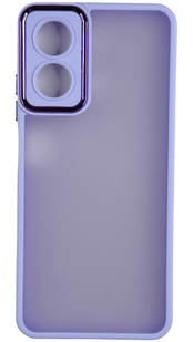 TPU чохол Luxury Metal Lens на Oppo A17K фіалковий 88446 фото