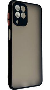TPU чехол накладка Matte Color Case для Samsung Galaxy M53 черный 092307 фото