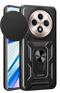 PC + TPU чохол Camshield Armor для OPPO Reno 12F 5G / чорний 097638 фото
