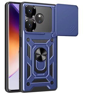 PC + TPU чехол Camshield Armor для Realme GT 6 / синий 201846 фото