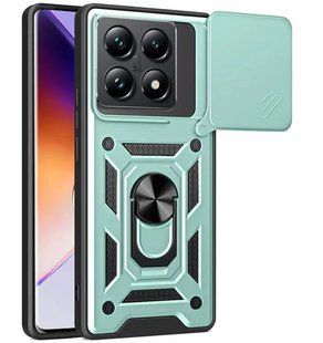 PC + TPU чохол Camshield Armor для Xiaomi 14T / світло-зелений 097634 фото