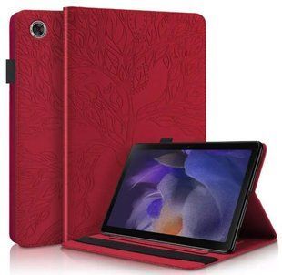 Чохол-книжка Wood Book на планшет Samsung Galaxy Tab A11 (8.7") / червоний 100849 фото