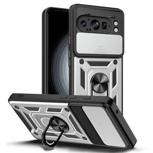 PC + TPU чехол Camshield Armor для Google Pixel 9 Pro XL / серебристый 098029 фото