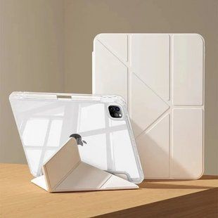 Чехол книжка Transparent Origami на Apple iPad Pro 11 2022 (11") / білий 101151 фото