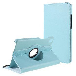 Кожаный чехол книжка 360 для Lenovo Tab M8 (4th Gen) 8" / голубой 096503 фото