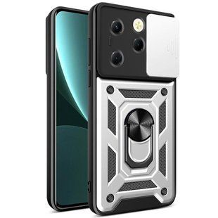 PC + TPU чехол Camshield Armor для Infinix Hot 40 (X6836) / серебристый 095717 фото