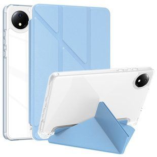 Чехол книжка Transparent Origami на Xiaomi Redmi Pad SE (8.7") 2024 / голубой 100235 фото