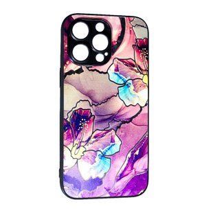 TPU чехол Marble Ultraviolet для iPhone 14 Pro Dark Purple 088646 фото