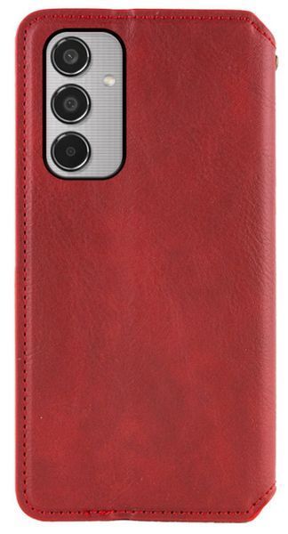 Шкіряний чохол книжка Cubic для Samsung Galaxy M35 (5G) / червоний 201309 фото