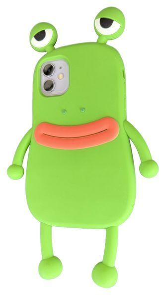 Силіконовий 3D чохол Sleepy Snail для iPhone 11 / зелений 098912 фото
