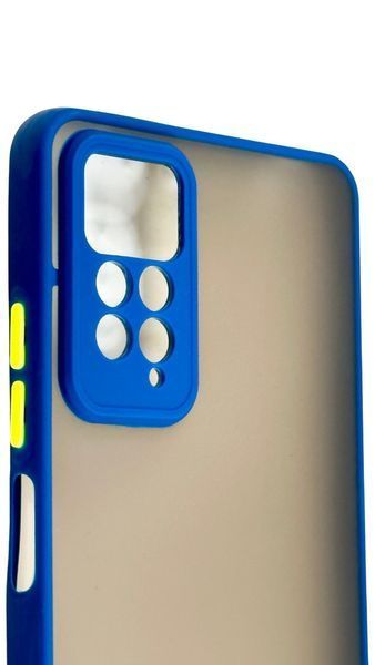 TPU чехол накладка Matte Color Case для Xiaomi Redmi Note 11 Pro синий 092057 фото