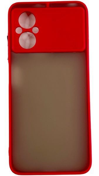 TPU чохол накладка Matte Color Case для Poco M4 5G червоний 092657 фото