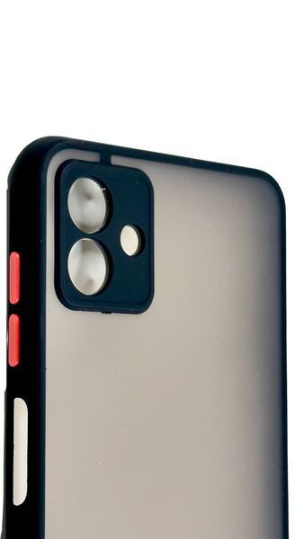 TPU чохол накладка Matte Color Case для Samsung Galaxy A04 чорний 092507 фото