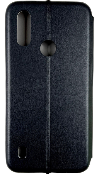 Шкіряний чохол-книжка Elegant на Motorola E6i (на мото е6і) чорний 85399 фото