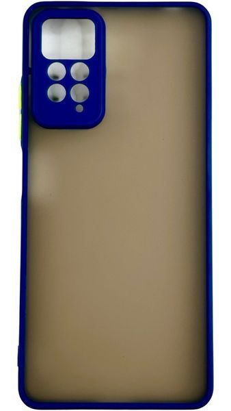 TPU чехол накладка Matte Color Case для Xiaomi Redmi Note 11 Pro синий 092057 фото