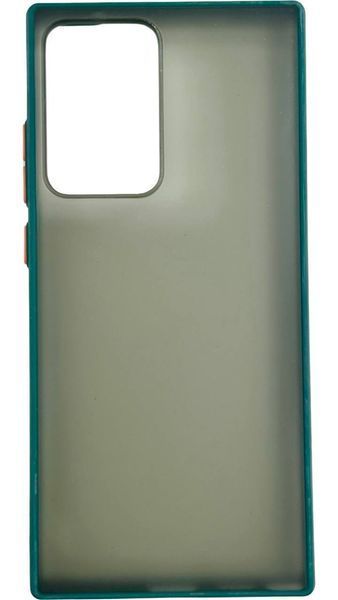TPU чохол накладка Matte Color Case для Samsung Galaxy Note 20 Ultra темно-зелений 92257 фото