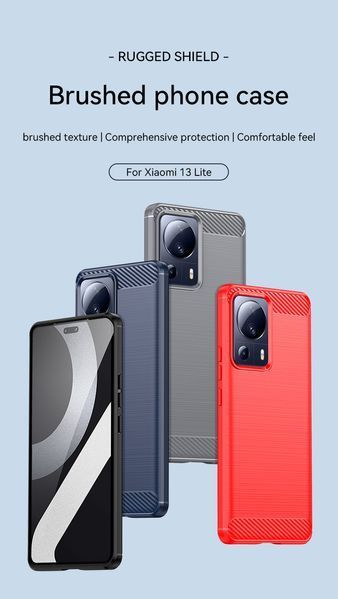 TPU чохол накладка Urban для Xiaomi 13 Lite червоний 088347 фото