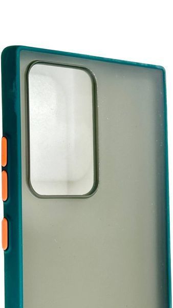 TPU чохол накладка Matte Color Case для Samsung Galaxy Note 20 Ultra темно-зелений 92257 фото