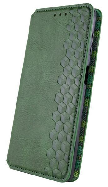 Шкіряний чохол книжка Cubic для Samsung Galaxy A16 (5G) / зелений 201199 фото