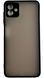 TPU чохол накладка Matte Color Case для Samsung Galaxy A04 чорний 092507 фото 2