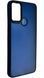 TPU чехол Matte Color для Motorola E20/ Motorola E30 синий 86029 фото 1