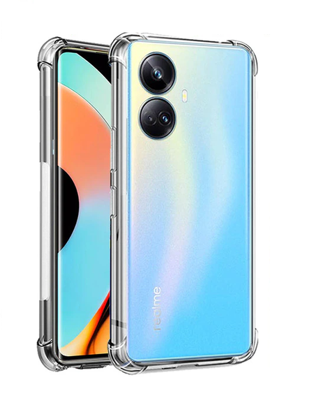 Чехол накладка WXD для Realme 10 Pro Plus / прозрачный 90849 фото
