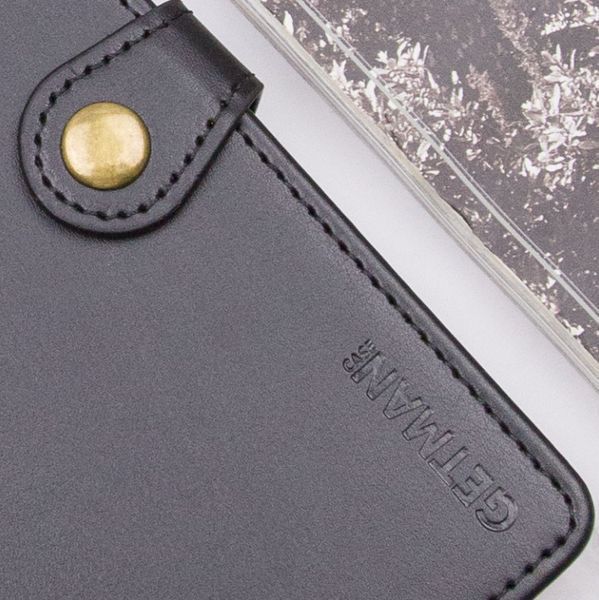 Кожаный чехол книжка Galant Book для Motorola G06 / черный 204290 фото