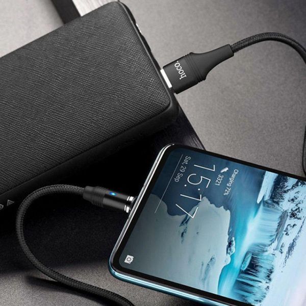 USB кабель Hoco U76 Fresh Magnetic micro-USB Cable (1.2m) 81671 фото