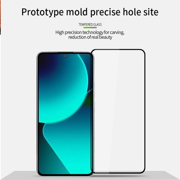 Захисне скло для Xiaomi 15T Pro / чорний 100761 фото