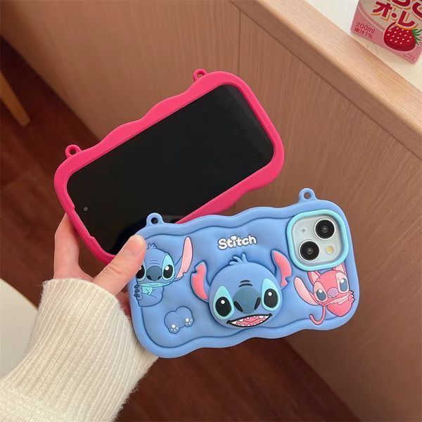 Силіконовий 3D чохол Bear lotso для iPhone 15 Pro Max / бургунді (з ремінцем) 098945 фото