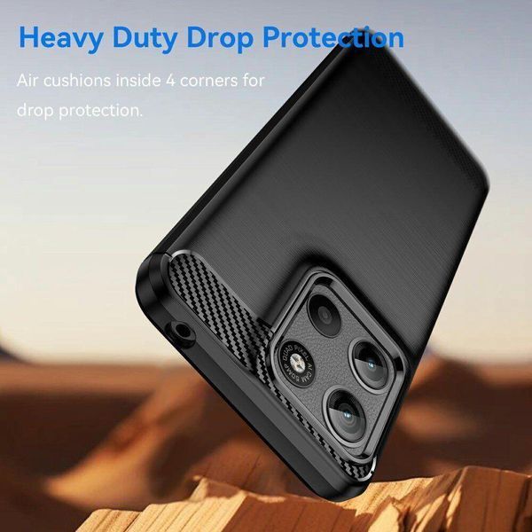 TPU чехол накладка Urban для Motorola G17 Power / черный 204699 фото