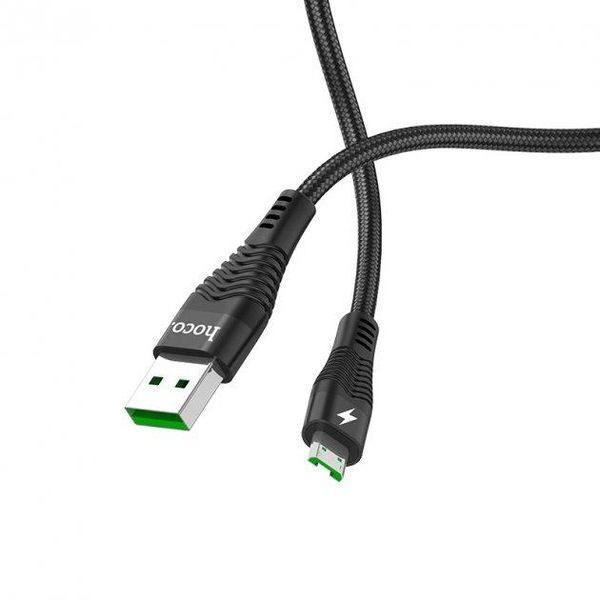 USB кабель Hoco U53 на Micro-USB (4A) черный 86323 фото
