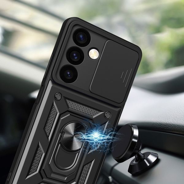 PC + TPU чехол Camshield armor для Samsung Galaxy S24 / красный 094573 фото