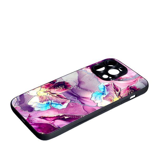 TPU чехол Marble Ultraviolet для iPhone 14 Pro Dark Purple 088646 фото