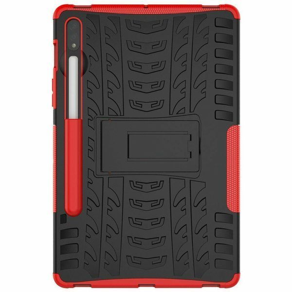 PC + TPU чехол Armor на Samsung Galaxy Tab S7 / Tab S8 (11") / красный 100545 фото