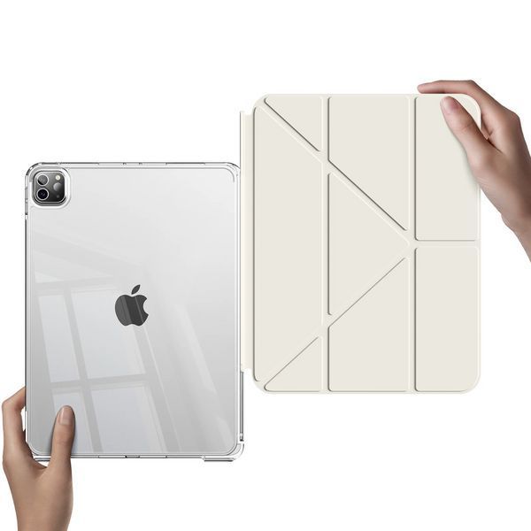 Чехол книжка Transparent Origami на Apple iPad Pro 11 2022 (11") / білий 101151 фото