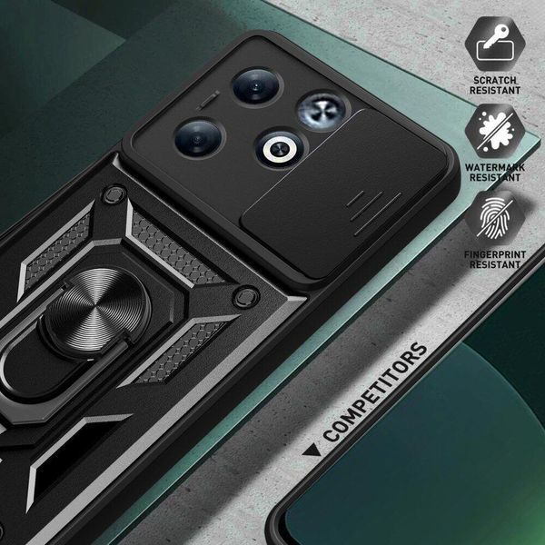 PC + TPU чехол Camshield Armor для Infinix Smart 9 (X6532) / черный 098010 фото