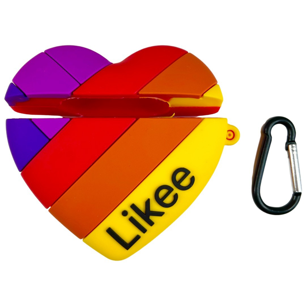 Чехол Likee на Airpods с карабином 084941 фото