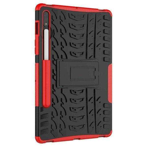 PC + TPU чехол Armor на Samsung Galaxy Tab S7 / Tab S8 (11") / красный 100545 фото