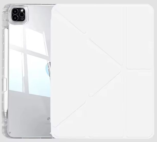 Чехол книжка Transparent Origami на Apple iPad Pro 11 2022 (11") / білий 101151 фото