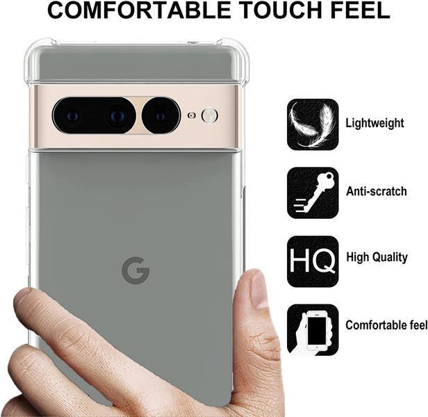 Протиударний чохол WXD на Google Pixel 7 / прозорий 090000 фото