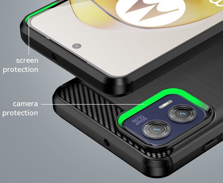 TPU чохол накладка Urban для Motorola G73 / чорний 089346 фото