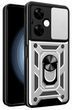 PC + TPU чехол Camshield Armor для OPPO A3 4G (CPH2669) / серебристый
